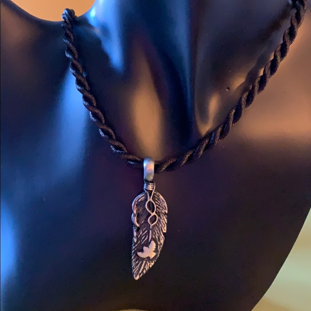 Feather Cord Necklace